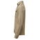 Sobrecamisa punto Waffle sostenible hombre Hicksville. Color khaki.