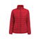 Chaqueta de invierno acolchada sostenible mujer Arches Woman. Color rojo.