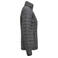 Chaqueta de invierno acolchada sostenible mujer Arches Woman. Color steel grey.
