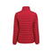 Chaqueta de invierno acolchada sostenible mujer Arches Woman. Color rojo.