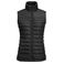 Chaleco acolchado sostenible mujer Arches vest Woman. Color negro.