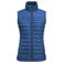 Chaleco acolchado sostenible mujer Arches vest Woman. Color azul.