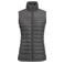 Chaleco acolchado sostenible mujer Arches vest Woman. Color steel grey.