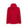 Chaqueta de invierno acolchada con capucha sostenible mujer Meadows Woman. Color rojo.