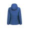 Chaqueta de invierno acolchada con capucha sostenible mujer Meadows Woman. Color azul.