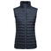 Chaleco acolchado sostenible mujer Meadows vest Woman. Color azul marino.