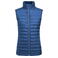 Chaleco acolchado sostenible mujer Meadows vest Woman. Color azul.
