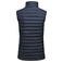 Chaleco acolchado sostenible mujer Meadows vest Woman. Color azul marino.