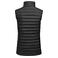 Chaleco acolchado sostenible mujer Meadows vest Woman. Color negro.