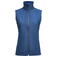 Chaleco softshell sostenible mujer Valley vest Woman. Color azul.