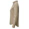 Camisa punto Waffle sostenible mujer Hicksville Woman. Color khaki.