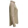 Camisa punto Waffle sostenible mujer Hicksville Woman. Color khaki.