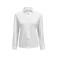 Camisa punto jersey sostenible mujer Upton Woman. Color blanco.