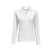 Polo manga larga strech sostenible mujer American supreme Woman. Color blanco.
