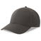 Gorra snapback sostenible Bolt-s. Color gris oscuro.