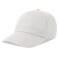 Gorra beisbol sostenible Dad hat-s five. Color blanco.