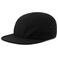 Gorra snapback sostenible Darwin. Color negro.