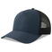Gorra trucker sostenible Dempo. Color negro azul marino.