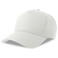 Gorra snapback sostenible Egon. Color blanco.