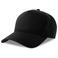 Gorra snapback sostenible Egon. Color negro.