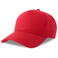 Gorra snapback sostenible Egon. Color rojo.