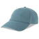 Gorra snapback denim sostenible Iraya. Color denim claro.