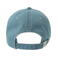 Gorra snapback denim sostenible Iraya. Color denim claro.