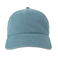 Gorra snapback denim sostenible Iraya. Color denim claro.