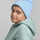 Gorro con pompón sostenible niño Kid wind-s with pom pom. .