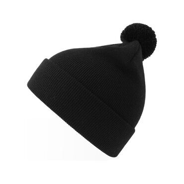 Gorro con pompón sostenible niño Kid wind-s with pom pom