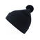 Gorro con pompón sostenible niño Kid wind-s with pom pom. Color azul marino.