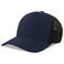 Gorra trucker sostenible Nila. Color negro azul marino.