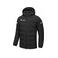 Parka acolchada con capucha unisex Moscú. Color negro.