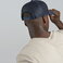 Gorra snapback sostenible Rapper jersey-s. .