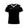 Camiseta técnica combinada unisex Alicante. Color negro/blanco.