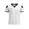 Camiseta técnica combinada unisex Alicante. Color blanco.