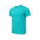 Camiseta técnica unisex Oslo. Color azul turquesa.