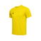 Camiseta técnica unisex Oslo. Color amarillo.