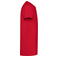 Camiseta unisex BS024. Color red.