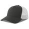 Gorra trucker sostenible Rapper cotton-s. Color blanco gris oscuro.