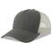 Gorra trucker sostenible Rapper cotton-s. Color gris jaspeado negro.