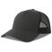 Gorra trucker sostenible Rapper cotton-s. Color gris oscuro negro.