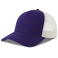 Gorra trucker sostenible Rapper cotton-s. Color blanco violeta.