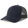 Gorra trucker sostenible Rapper cotton-s. Color gris oscuro azul marino.