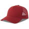Gorra trucker sostenible Rapper cotton-s. Color rojo rojo.