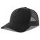 Gorra trucker sostenible Rapper cotton-s. Color negro gris oscuro.