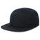 Gorra snapback denim sostenible Ruby. Color denim oscuro.