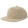 Gorra de pana unisex Severny. Color piedra.
