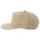 Gorra de pana unisex Severny. Color piedra.