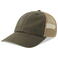 Gorra trucker sostenible Teon. Color caqui oliva.
